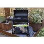 Voir la diapositive 2 : COOK'IN GARDEN Barbecue charbon de bois en acier + accessoires + housse TONINO 