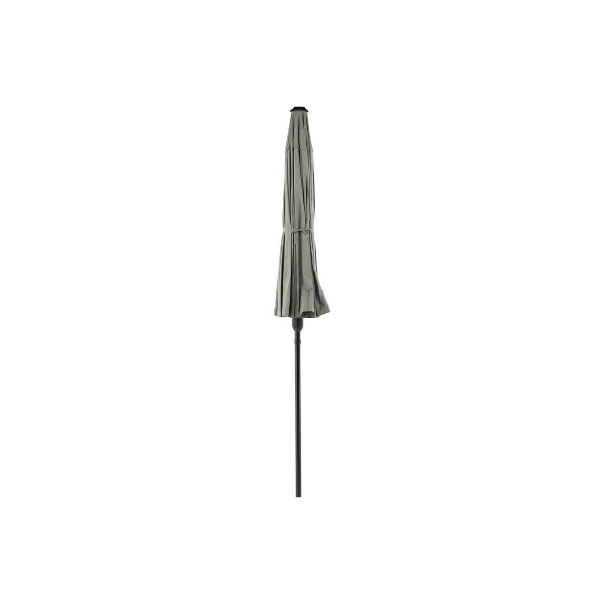 Voir la diapositive 5 : Paris Prix Parasol Design  Palmetto  270cm Gris