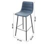 Voir la diapositive 3 : DIVERS Tabouret de bar industriel Brooklyn