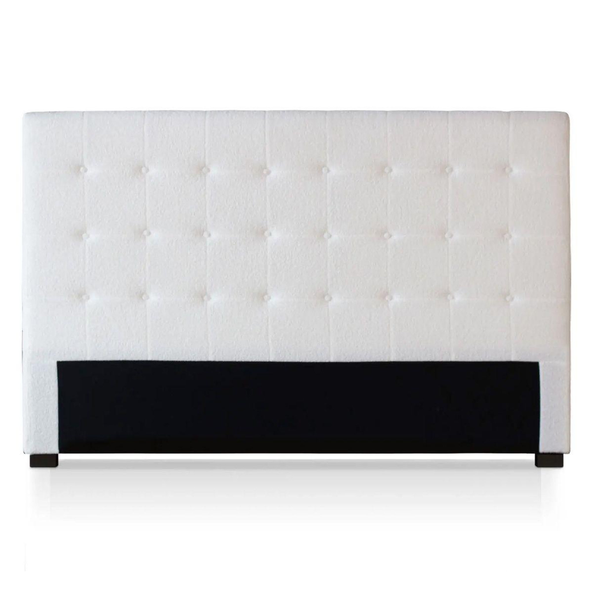 Paris Prix Tête de lit capitonnée bouclette  amor  180cm crème