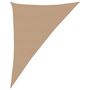 Voir la diapositive 2 : VIDAXL Voile d'ombrage 160 g/m^2 Taupe 4x5x6,8 m PEHD