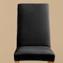 Voir la diapositive 2 : L3C Housse de chaise extensible en polyester coloris noir