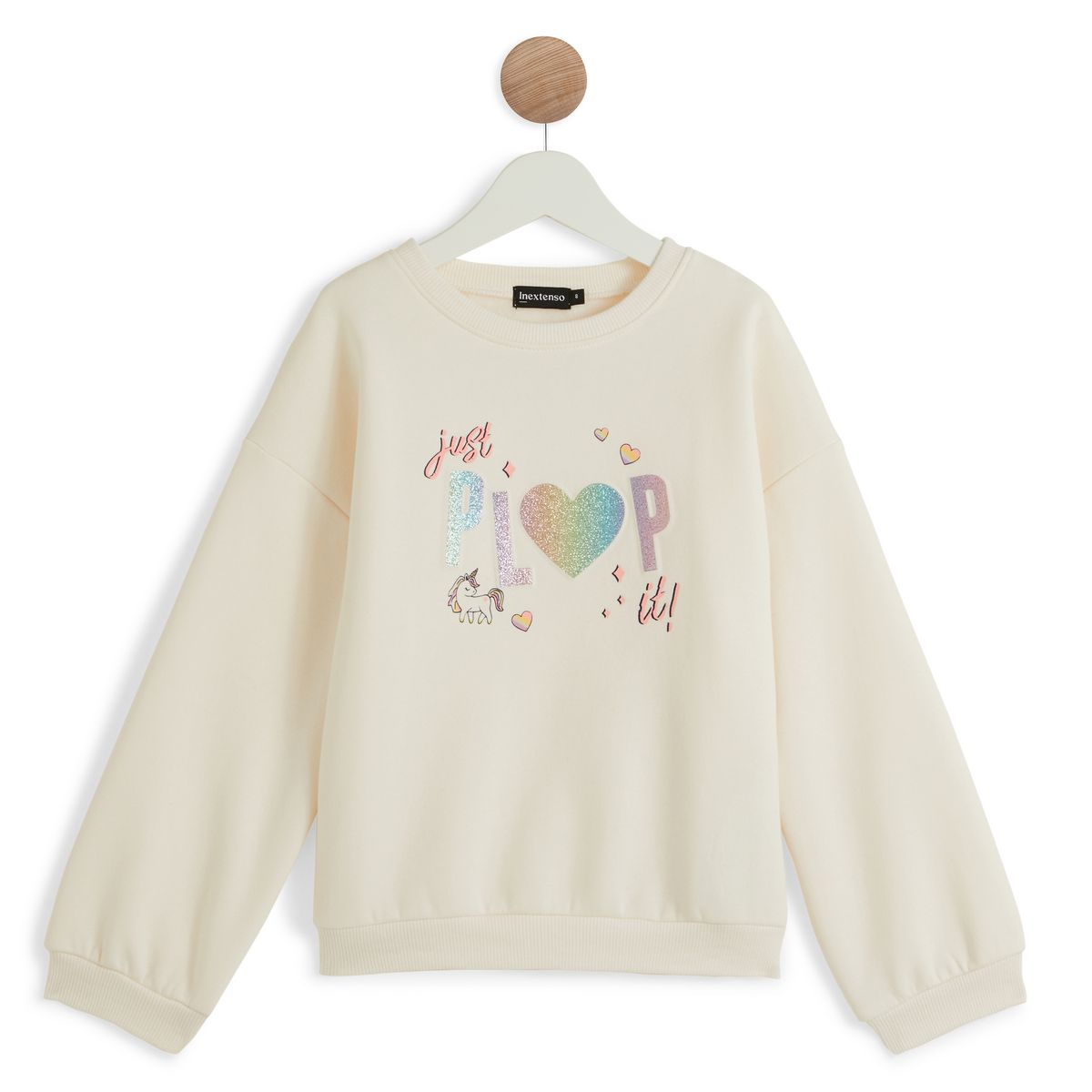 INEXTENSO Sweat beige fille 