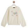 Voir la diapositive 1 : INEXTENSO Sweat beige fille 