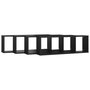 Voir la diapositive 4 : VIDAXL Etageres cube murales 4 pcs Noir 80x15x26,5cm bois d'ingenierie