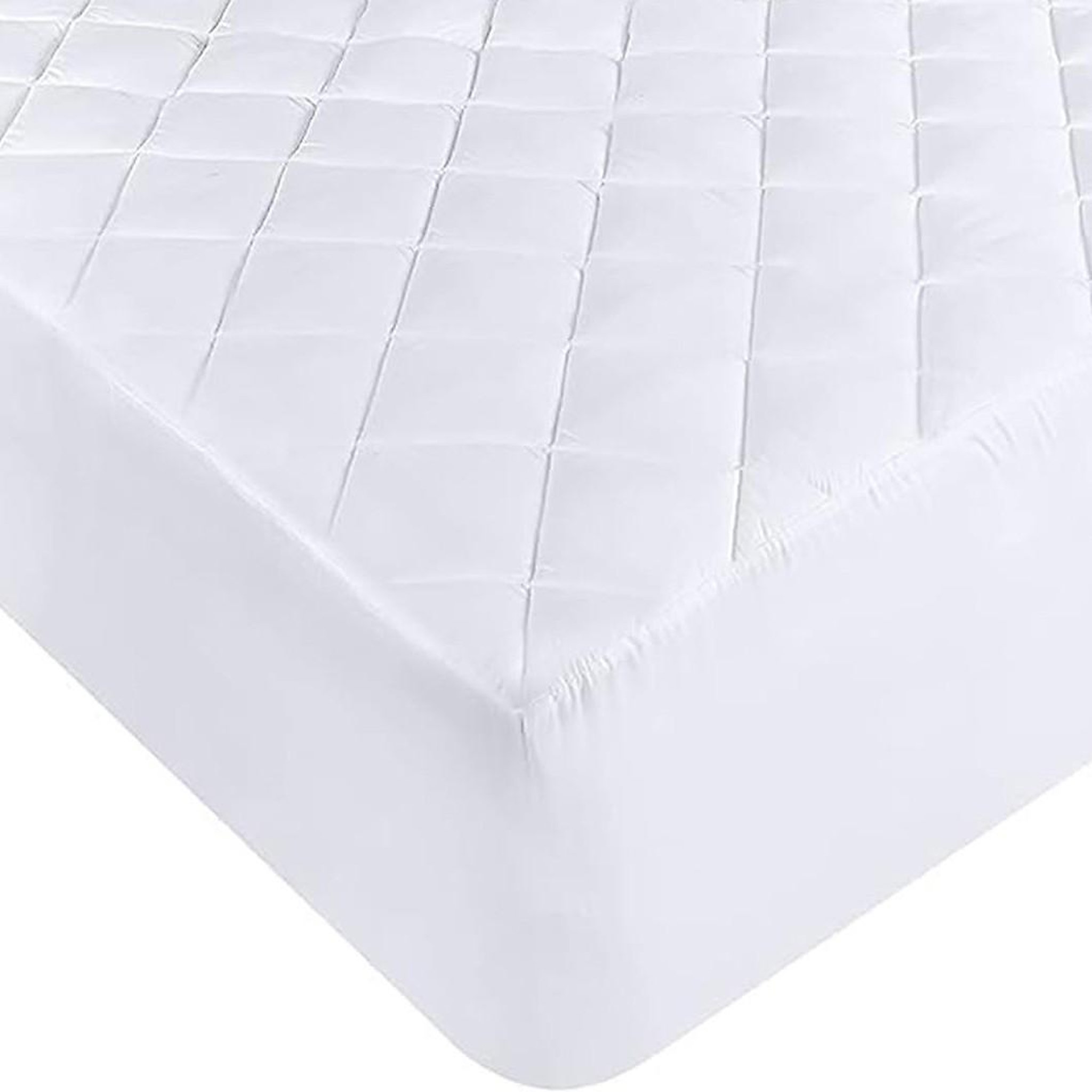 Les Ateliers du Linge Protège matelas 100%polyester 75gsm quilte waterp. Coloris disponibles : Blanc
