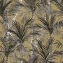 Voir la diapositive 2 : DUTCH WALLCOVERINGS DUTCH WALLCOVERINGS Papier peint Palm Trees Dore et noir