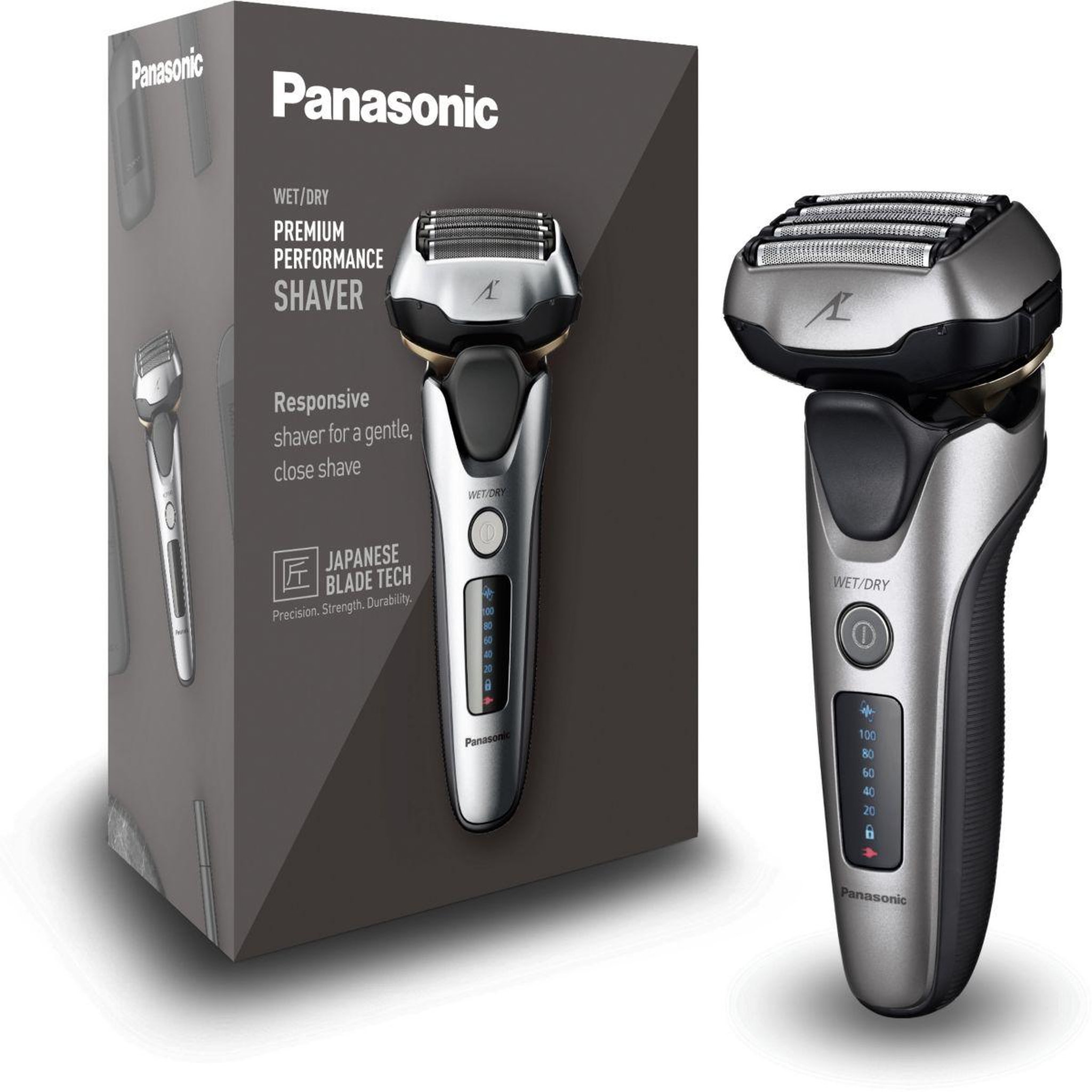 Voir la diapositive 2 : PANASONIC Rasoir électrique es-lv69-s803