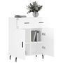 Voir la diapositive 4 : VIDAXL Buffet Blanc brillant 69,5x34x90 cm Bois d'ingenierie