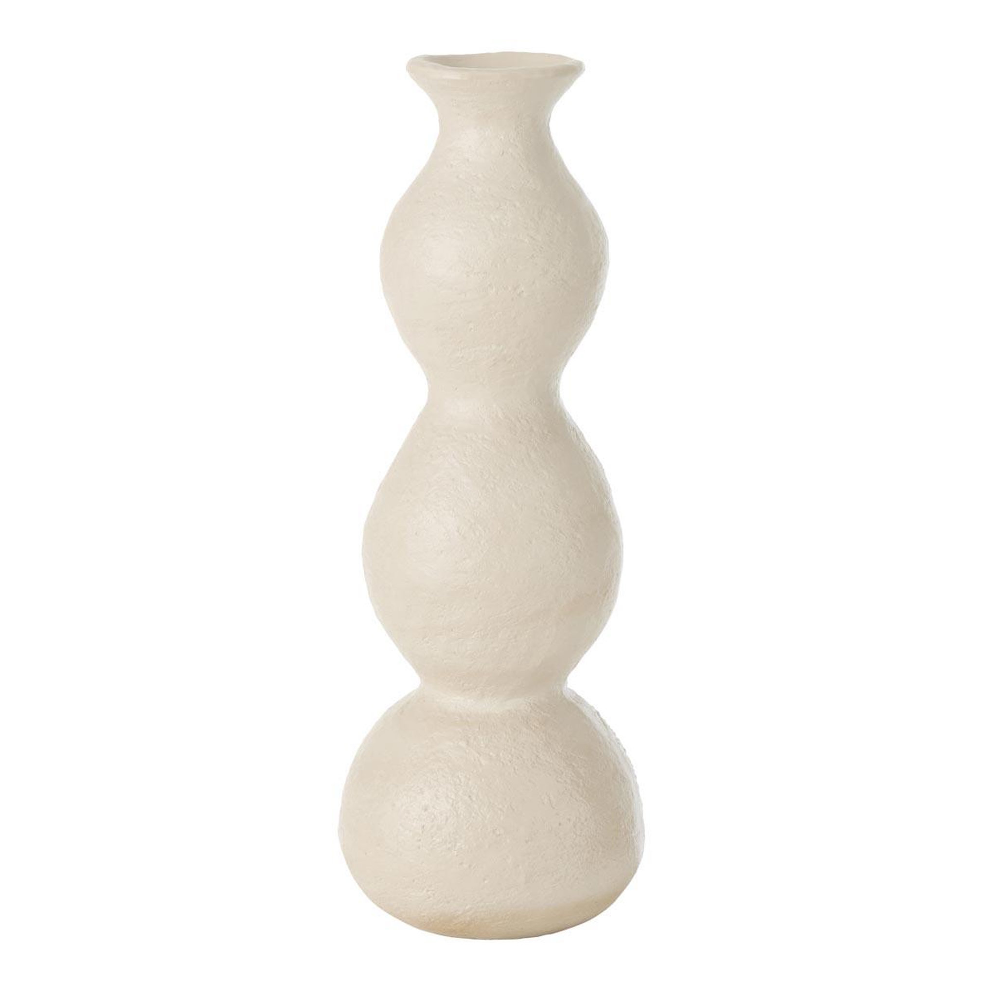 J-LINE Vase chandelier en céramique  olina  37cm crème