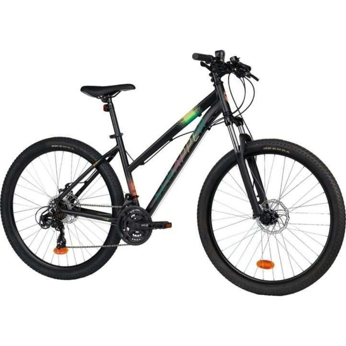 VTT 27 5 Rigide Femme Alu Scrapper Exalta 3.1 Double Freins Disque 21 vitesses Fourche t lescopique Equip Shimano