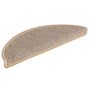 Voir la diapositive 3 : VIDAXL Tapis d'escalier autocollants 15 pcs 56x17x3 cm Beige clair