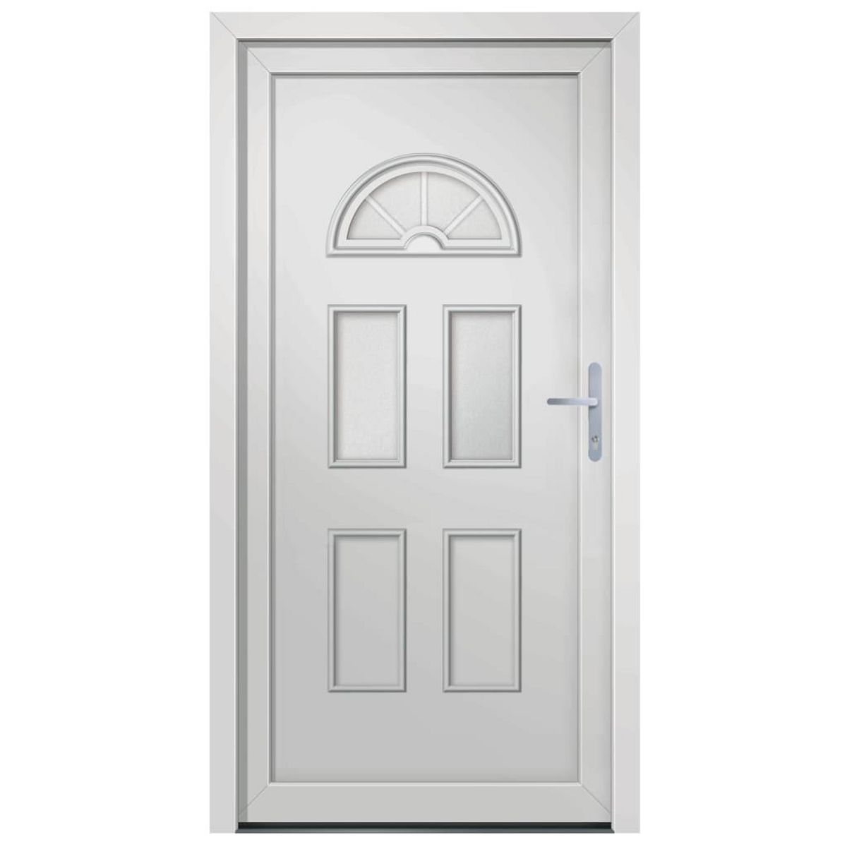 VIDAXL Porte d'entree blanc 88x208 cm PVC