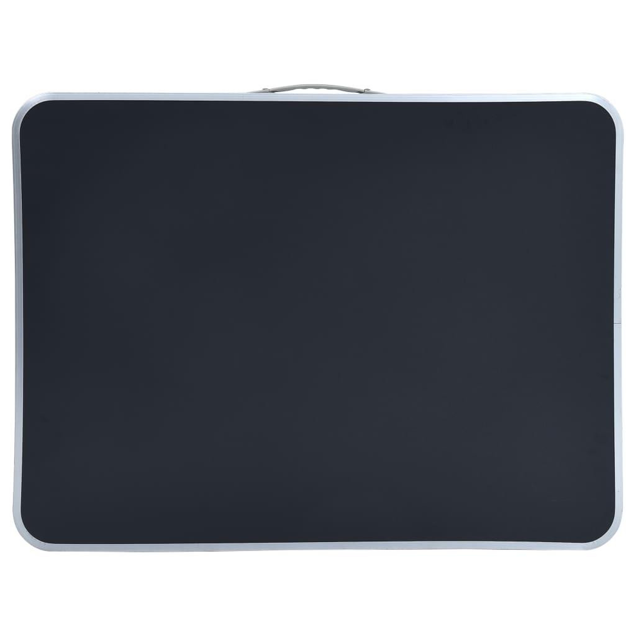 Voir la diapositive 4 : VIDAXL Table pliable de camping avec cadre en metal 80x60 cm Gris