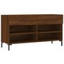 Voir la diapositive 2 : VIDAXL Banc à chaussures chêne marron 102x35x55 cm bois d ingénierie