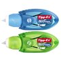 TIPP-EX Lot de 3 souris correctrices 8m avec capuchon Micro Tape Twist bleu et vert