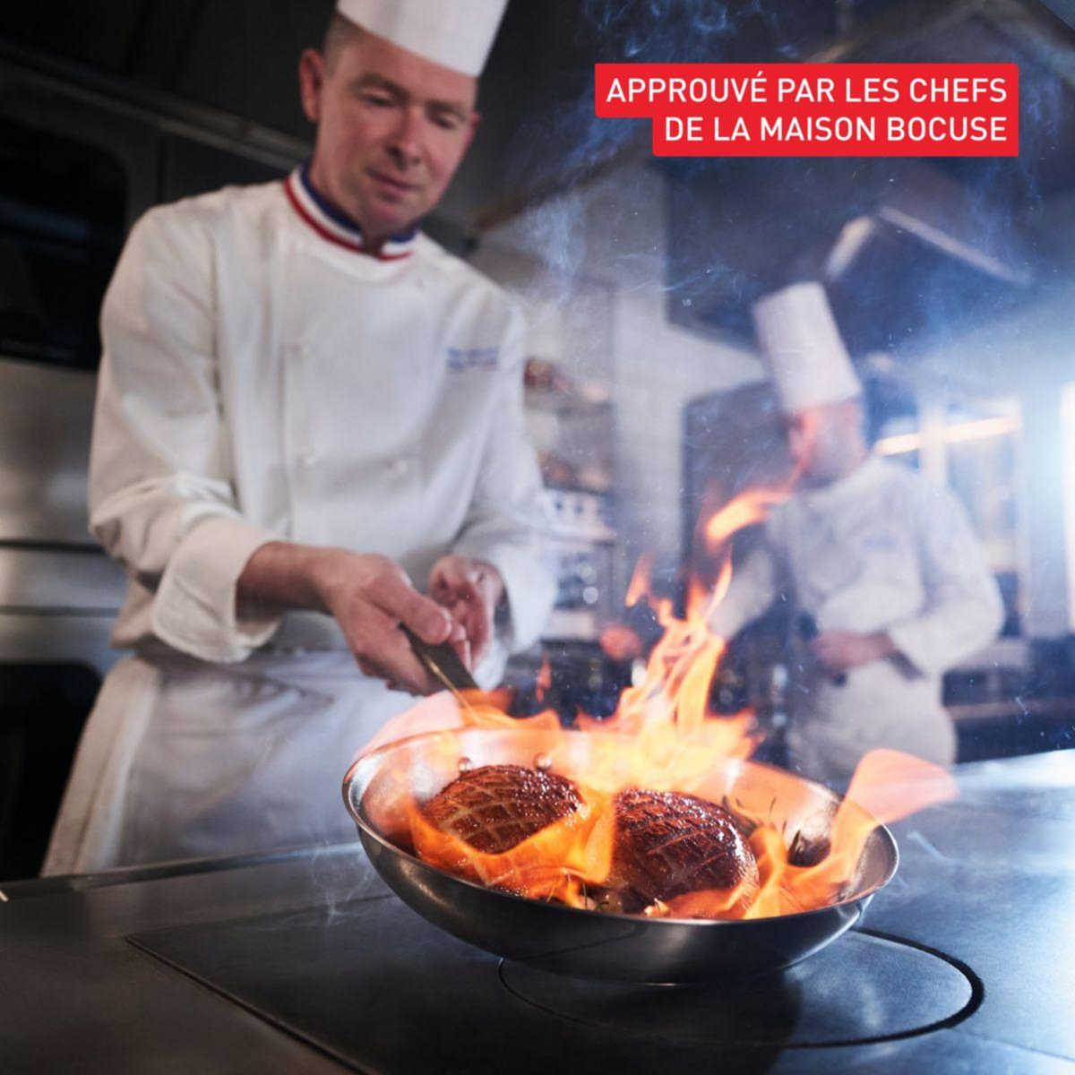 TEFAL Poêle 28cm inox Bocuse Edition