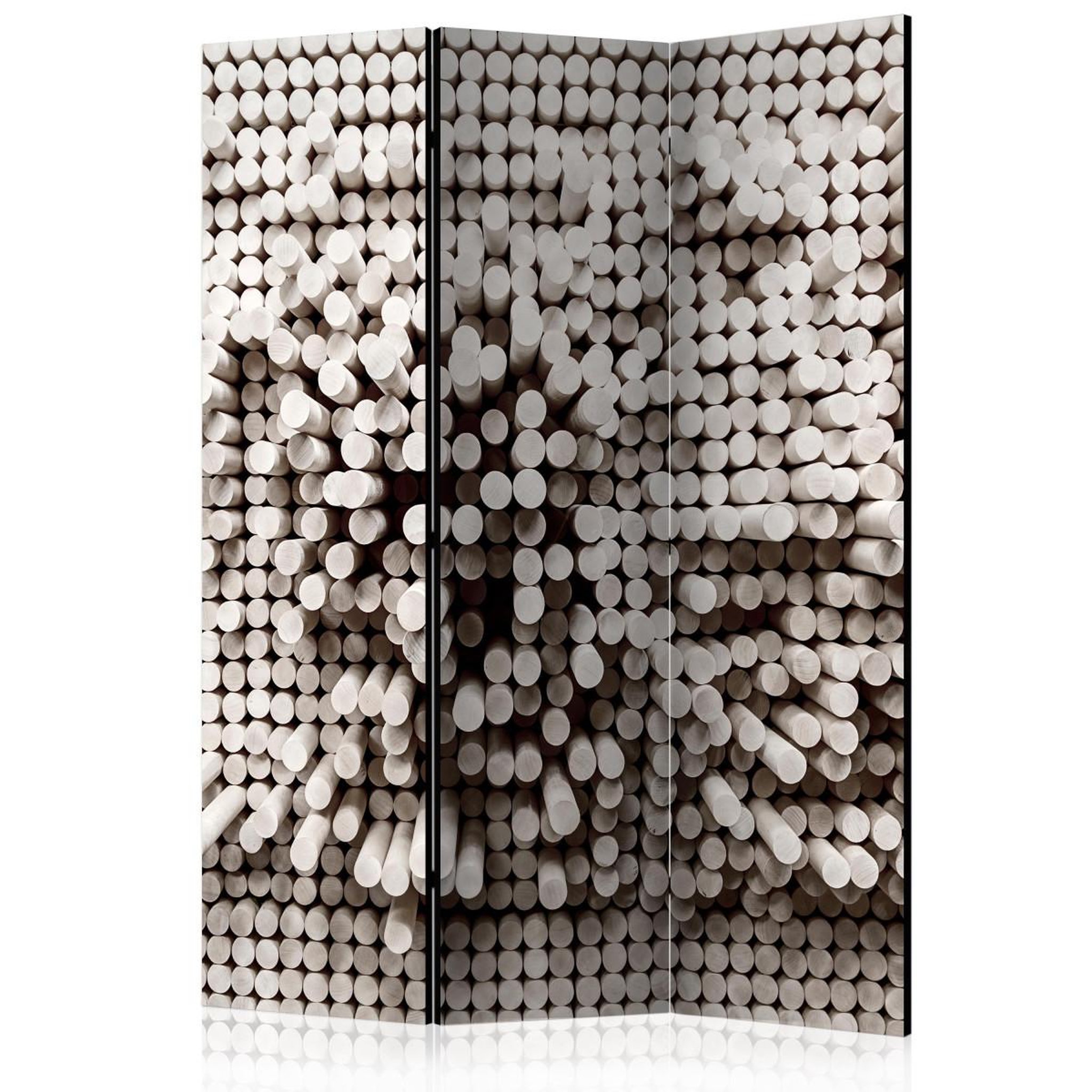 Paris Prix Paravent 3 volets  white fortress  135x172cm