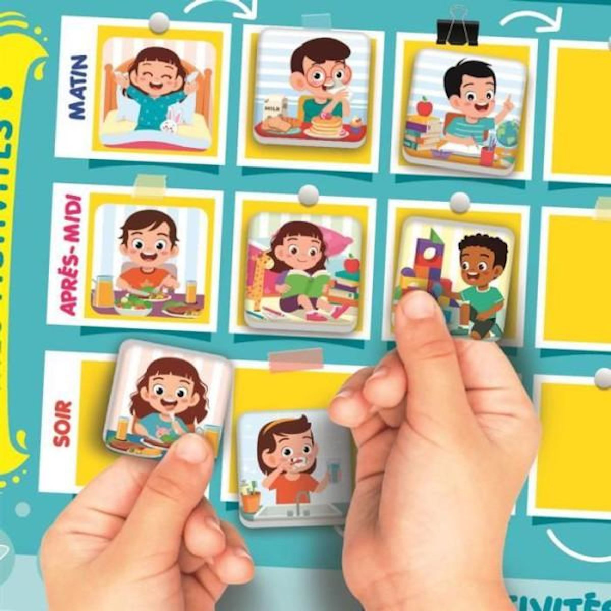 CLEMENTONI Jeu écriture et lettres Clementoni Mon premier calendrier magnétique