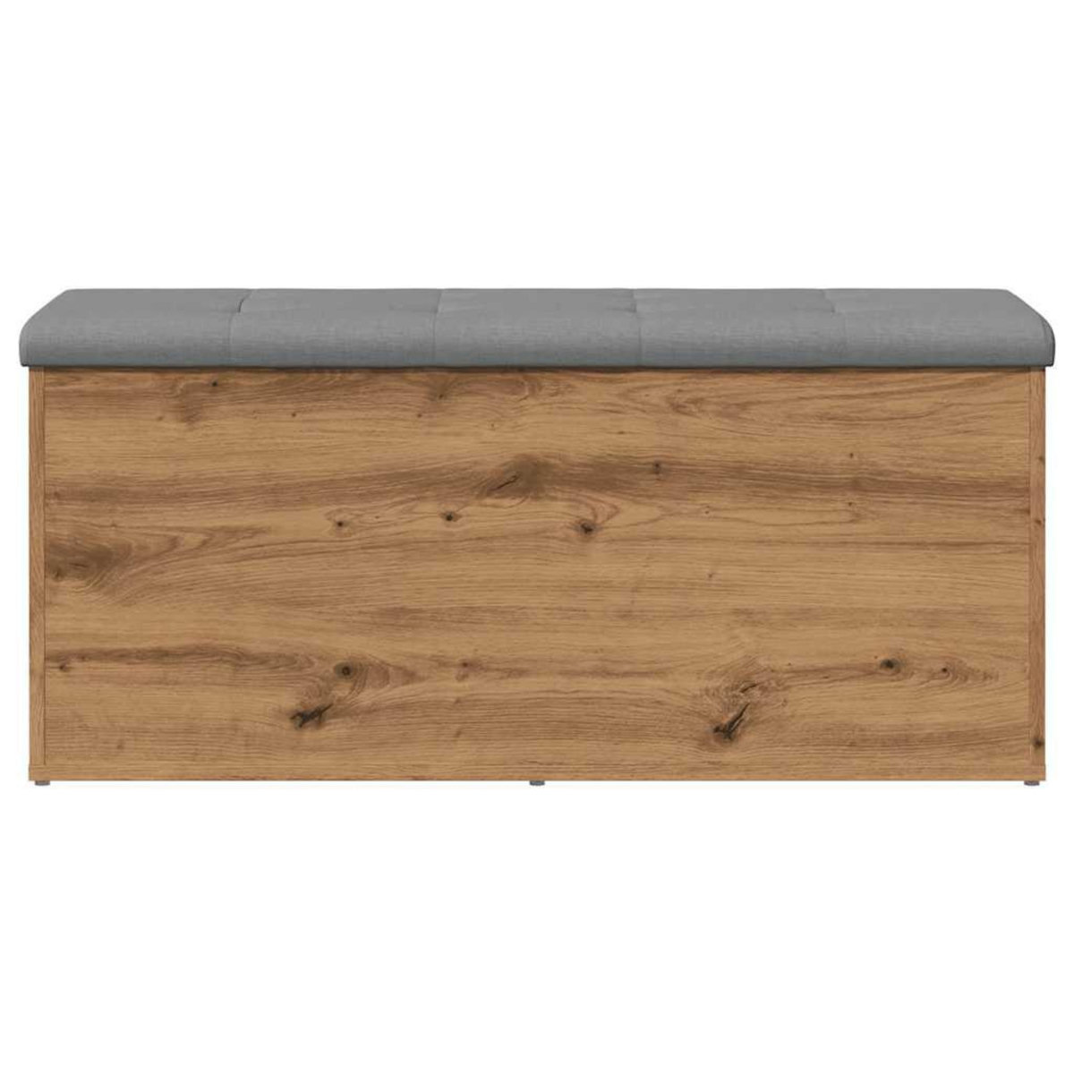 VIDAXL Banc de rangement chene artisanal 102x42x45cm bois d'ingenierie