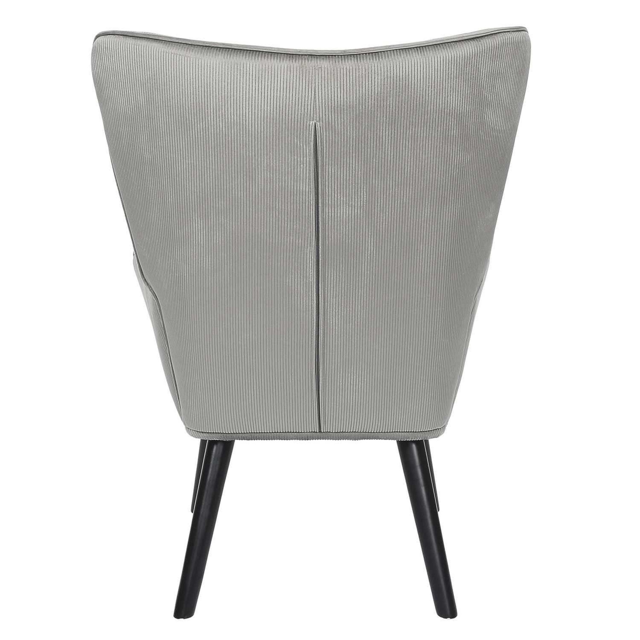 Voir la diapositive 5 : The Home Deco Factory Fauteuil de salon en velours côtelé Giulia
