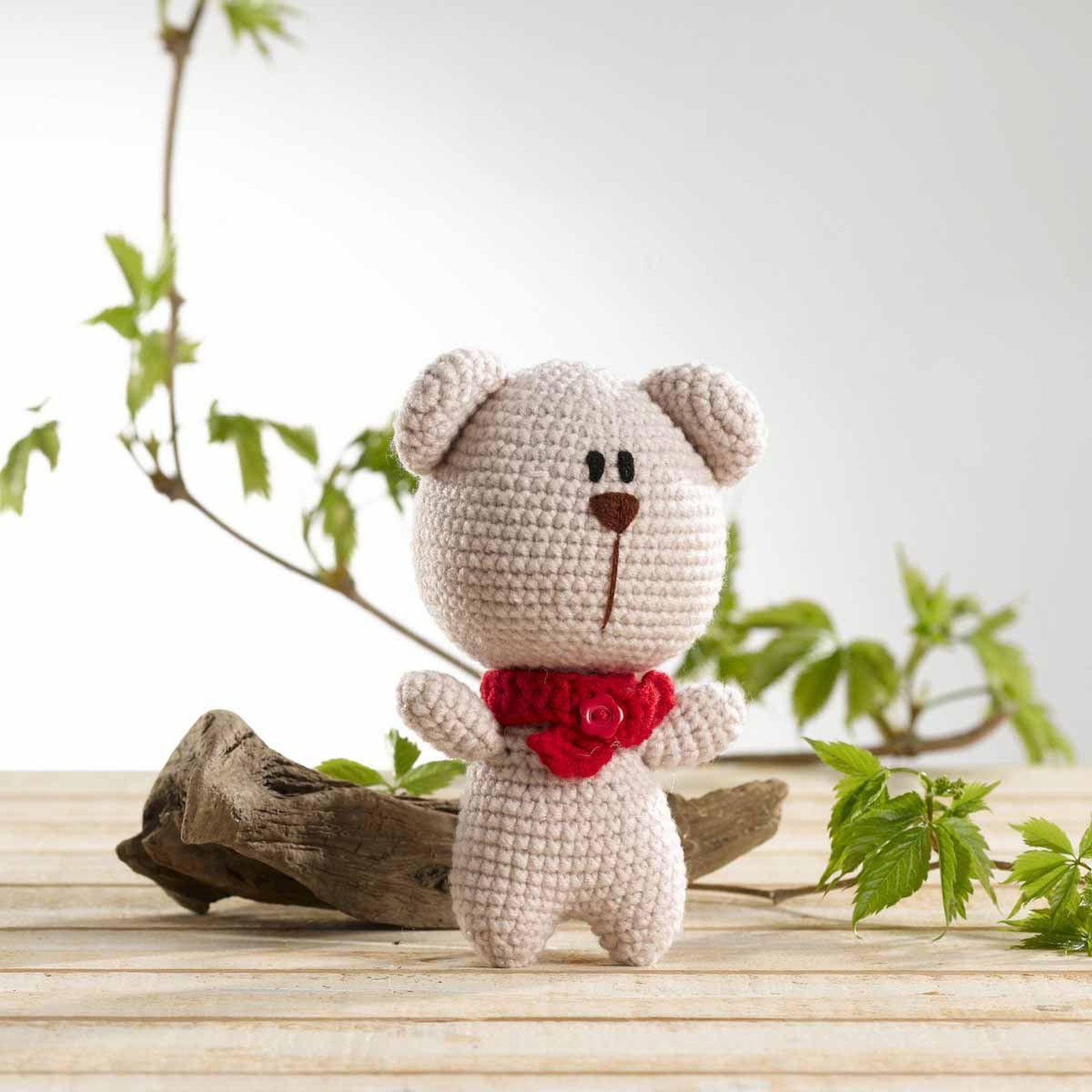 Voir la diapositive 2 : HOMEA Kit Complet Amigurumi  Edmond l'Ourson  17cm Beige