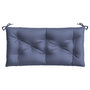 Voir la diapositive 2 : VIDAXL Coussin de banc de jardin bleu marine 110x50x7 cm tissu oxford