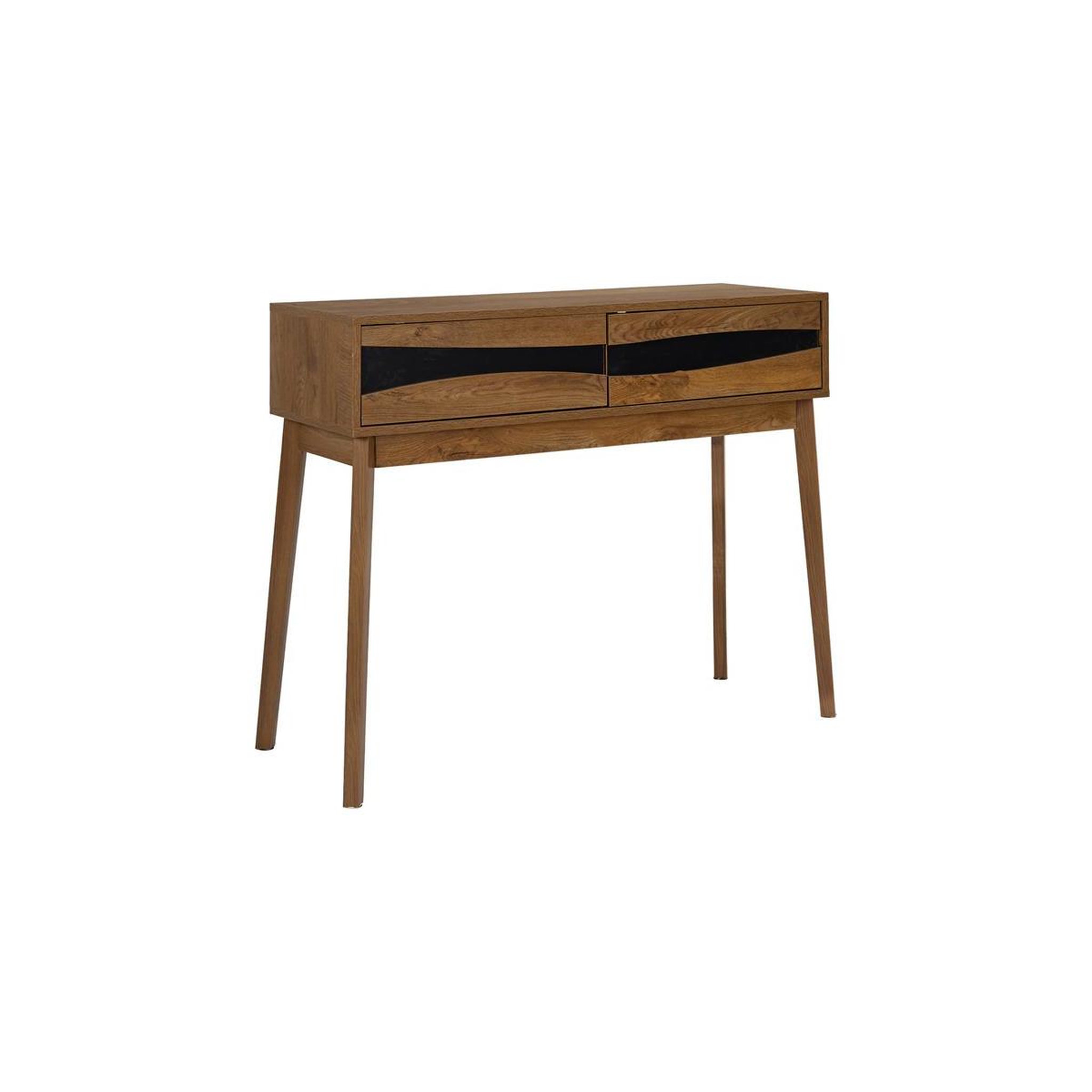 The Home Deco Factory Console 2 Tiroirs  Forest  100cm Marron