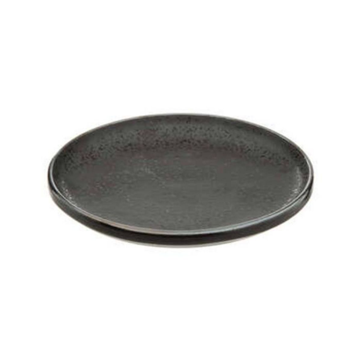 SECRET DE GOURMET Lot de 6 Assiettes à Dessert  Loft  17cm Noir