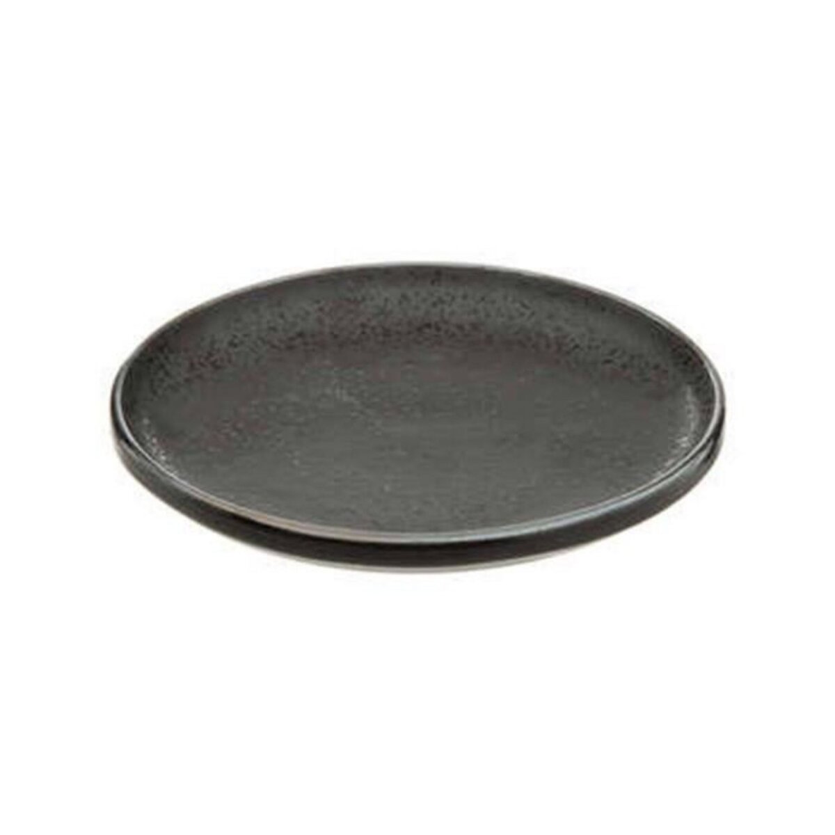 SECRET DE GOURMET Lot de 6 Assiettes à Dessert  Loft  17cm Noir