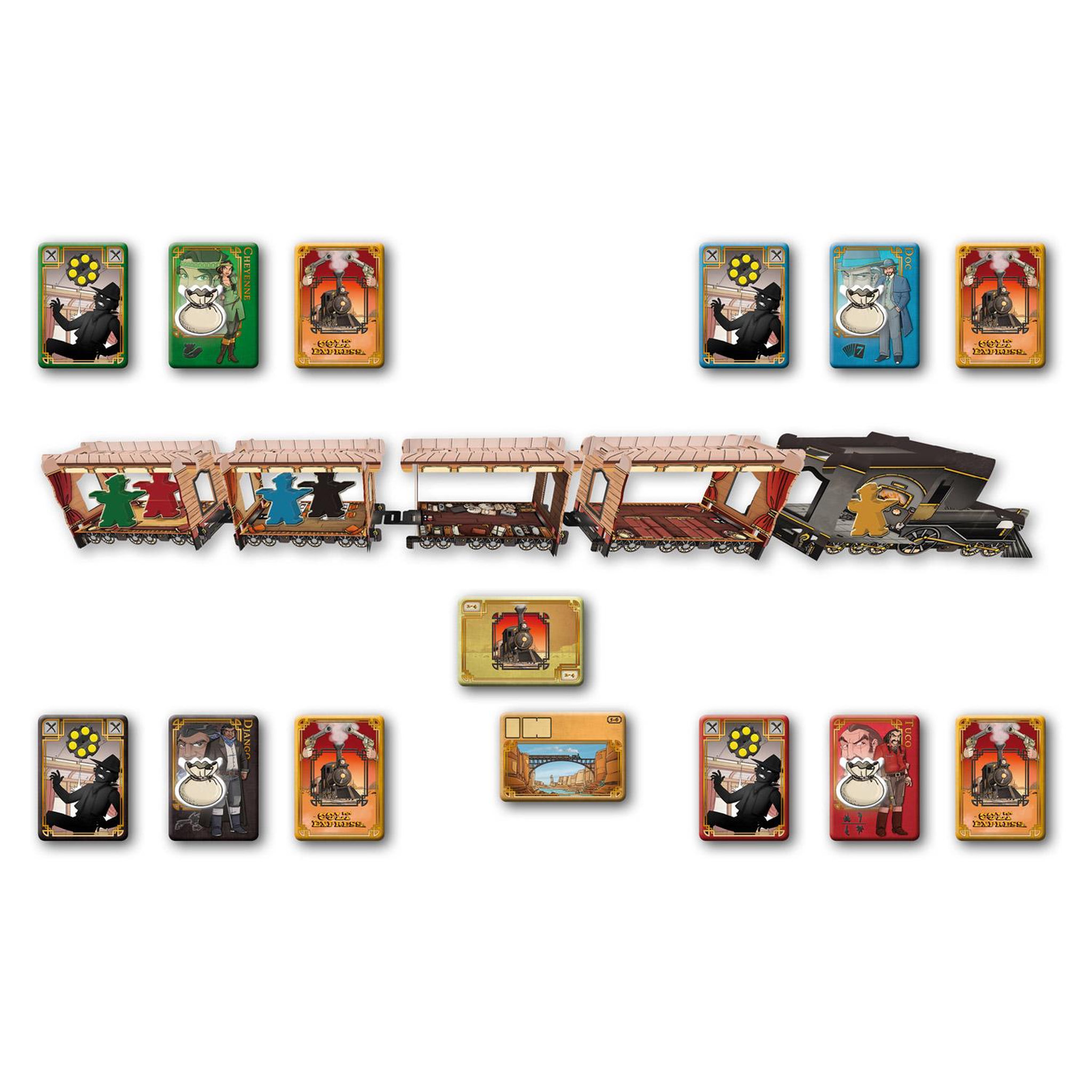 Voir la diapositive 3 : Blackrock Editions Colt Express le jeux de societe