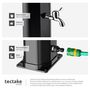 Voir la diapositive 4 : tectake Douche solaire 35 litres noir