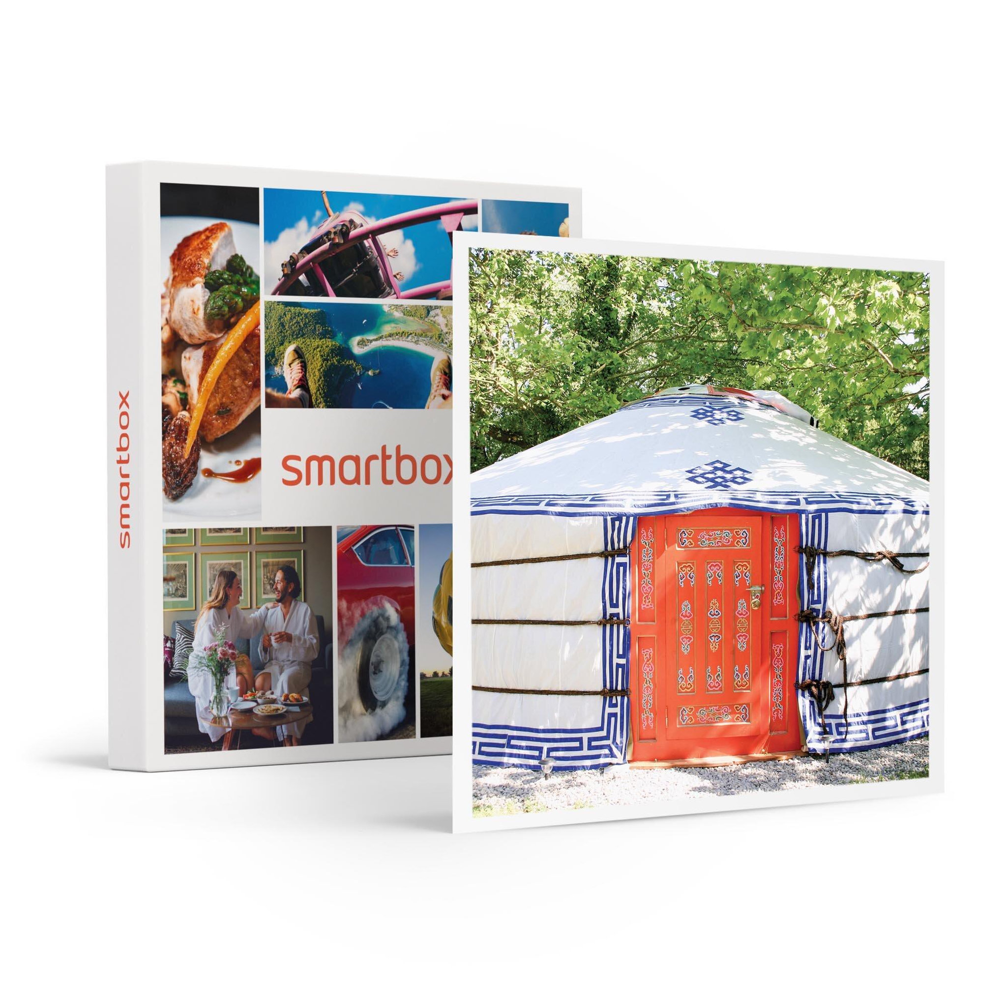 Smartbox 2 jours insolites en famille dans une yourte près d'avignon - coffret cadeau séjour