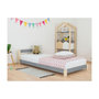 Voir la diapositive 2 : BENLEMI Lit simple en bois DREAMY gris 120x180cm