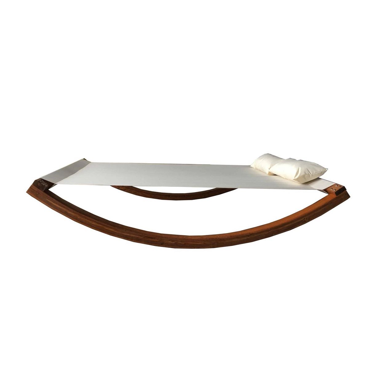 CONCEPT USINE Hamac à bascule 2 personnes en bois beige AMADORA