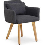 Paris Prix Fauteuil Scandinave  Alan  70cm Gris Foncé