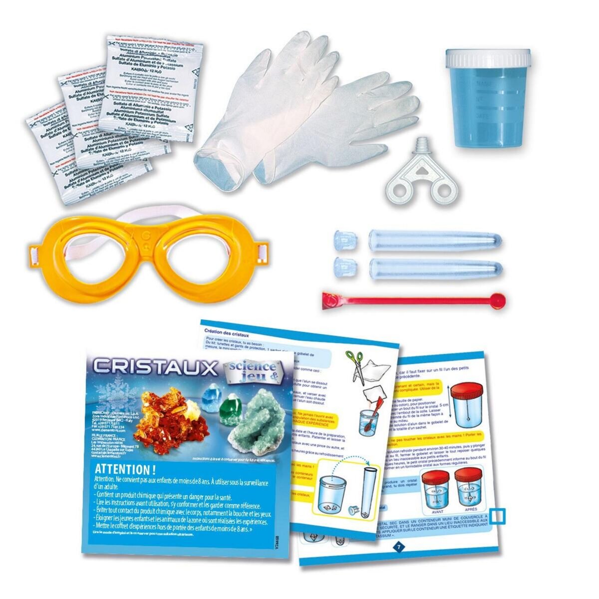 CLEMENTONI Jeu - Crée tes Cristaux