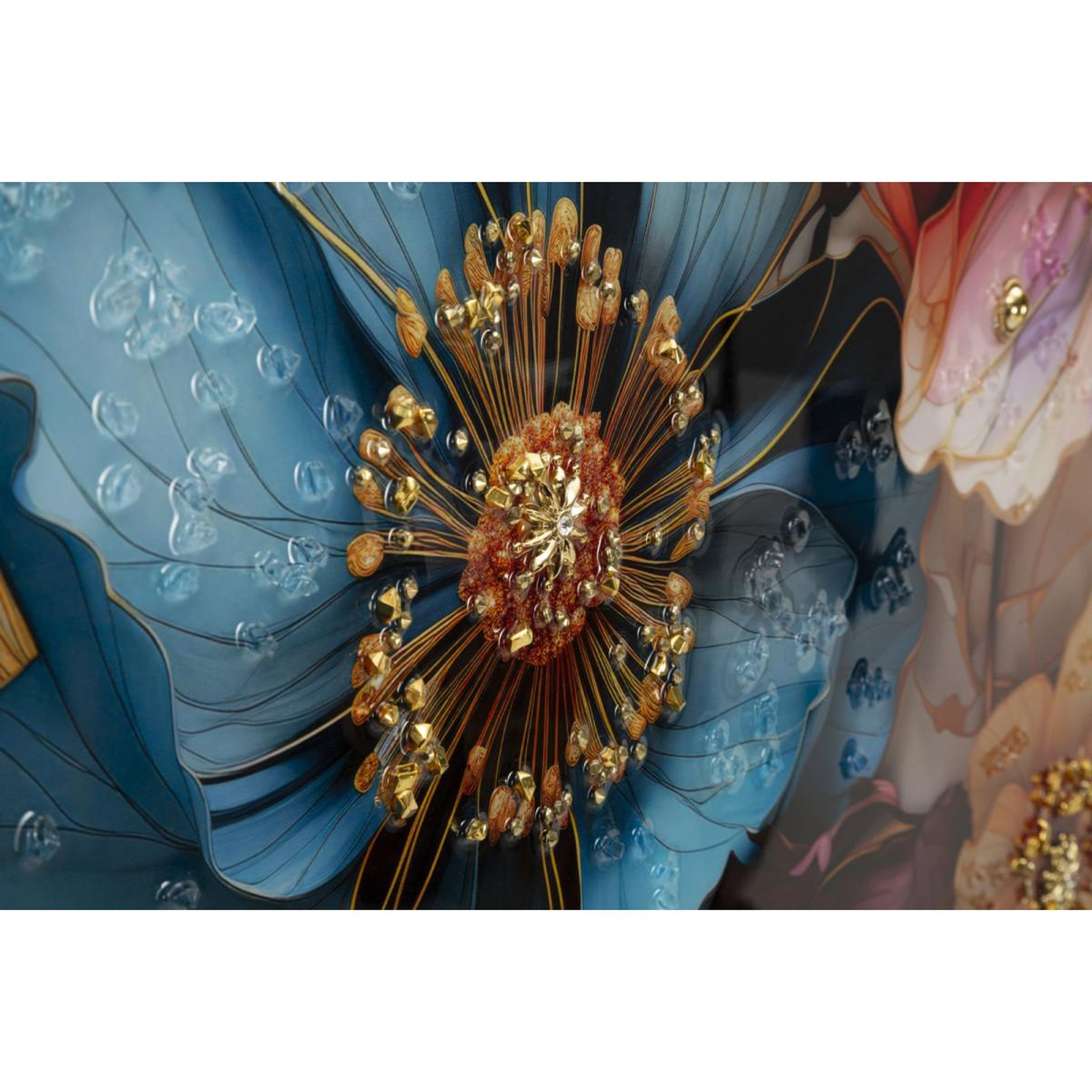 Voir la diapositive 3 : Paris Prix Tableau imprimé déco  narcy  82x82cm multicolore