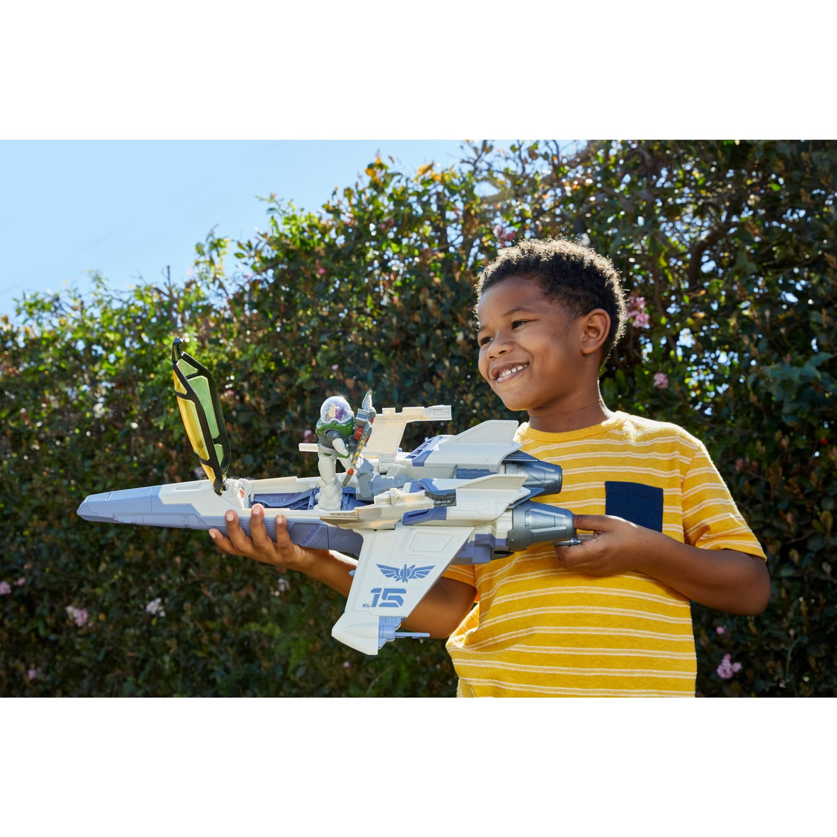 MATTEL Disney Pixar Buzz l'Éclair Vaisseau XL-15 avec figurine