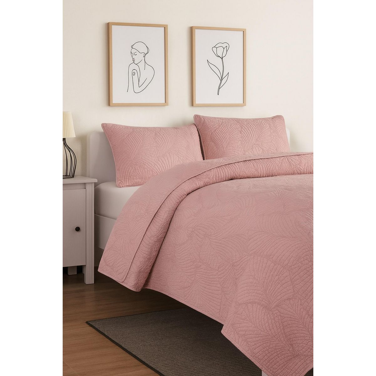 Les Ateliers du Linge Boutis brode 100%polyester filoa