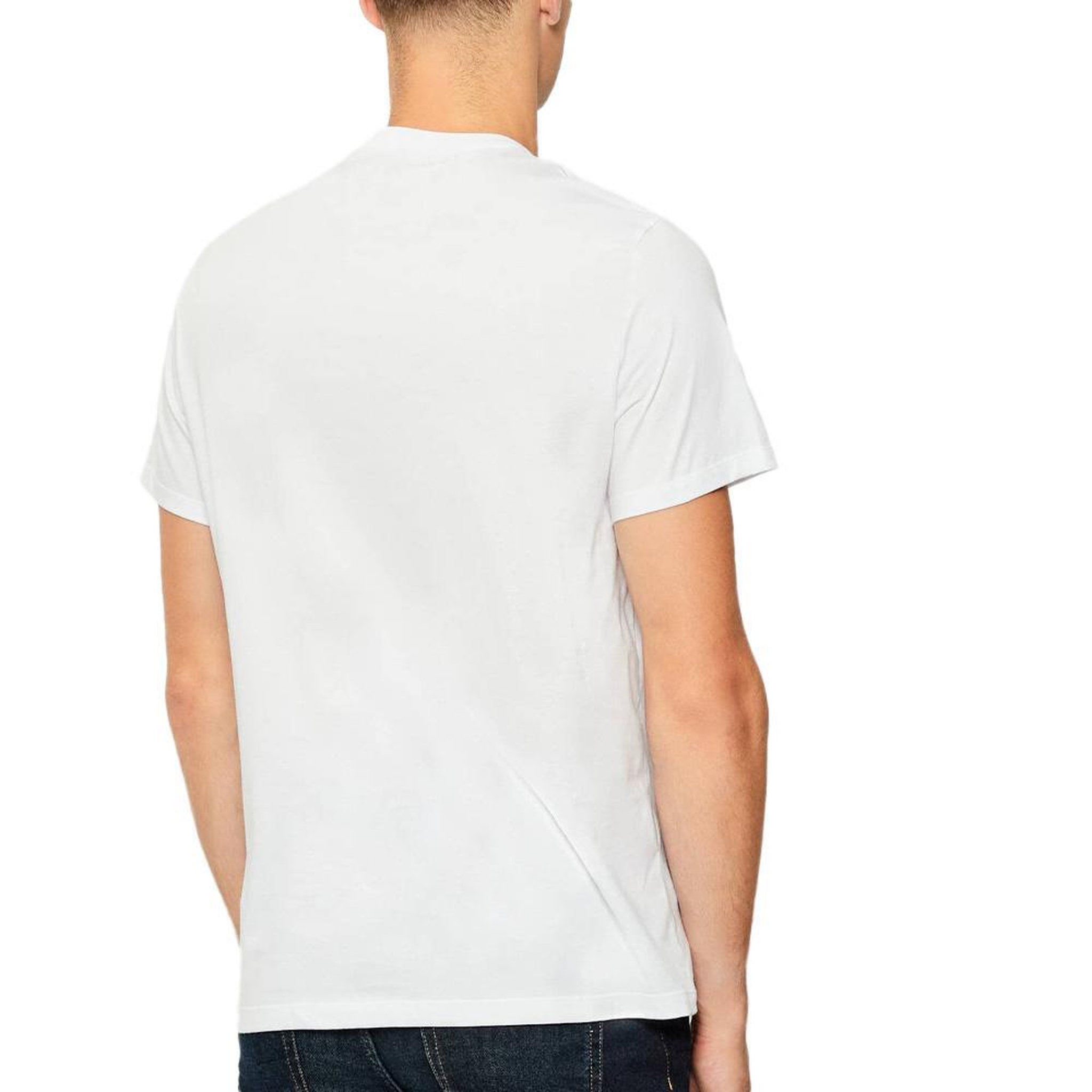 Voir la diapositive 2 : CALVIN KLEIN JEANS T-Shirt Blanc/Rouge Homme Calvin Klein Jeans 30s