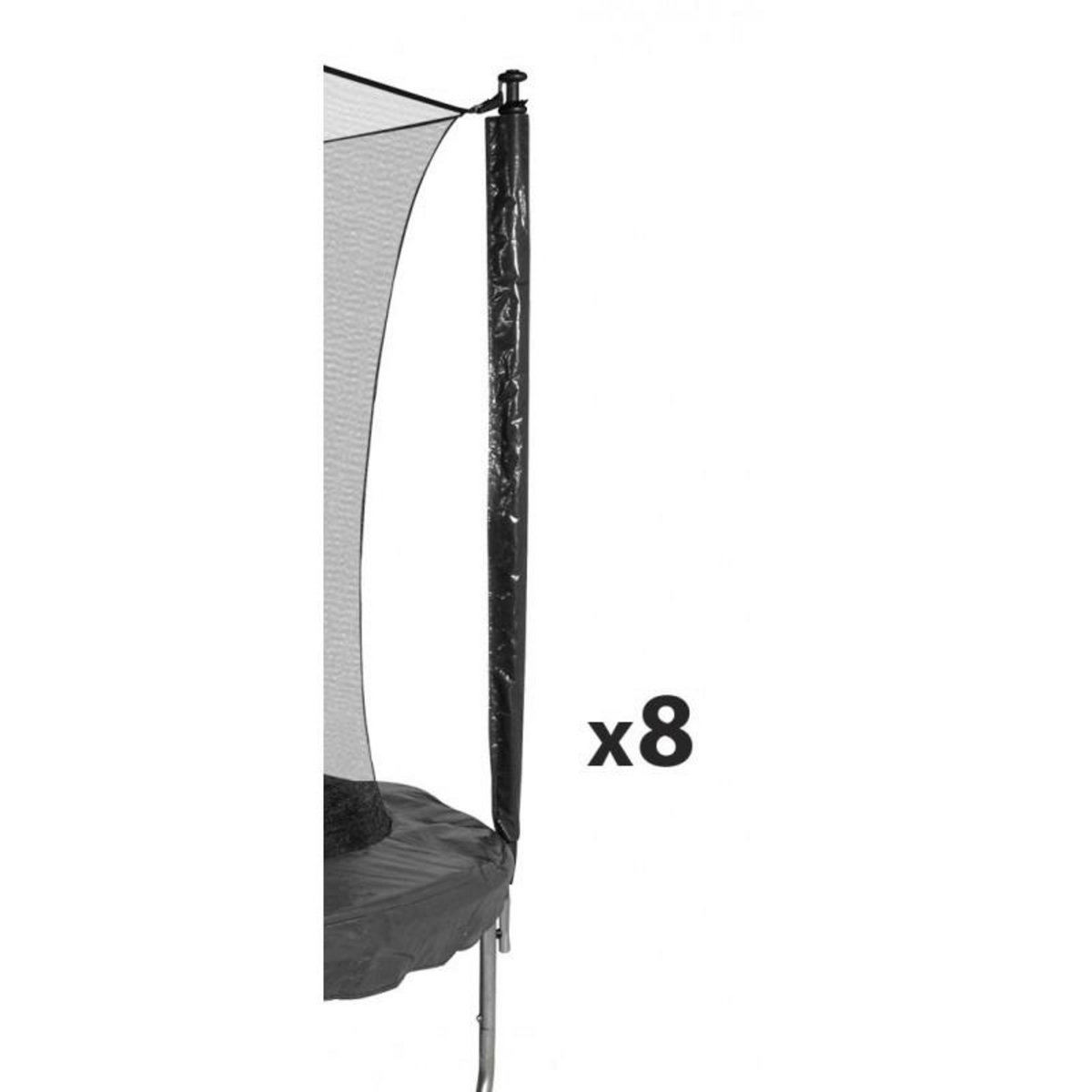 JUMP4FUN Protection pour perches de trampolines toutes tailles Pack de 8 Chaussettes universelles