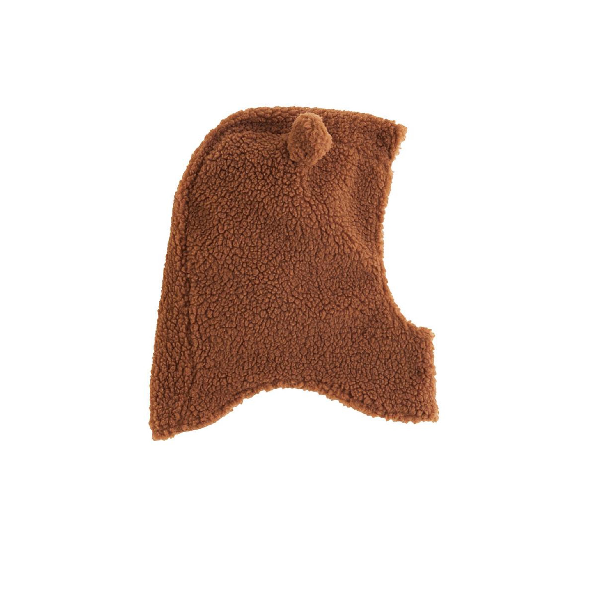 Voir la diapositive 2 : PETIT BEGUIN Cagoule bébé en sherpa Moka