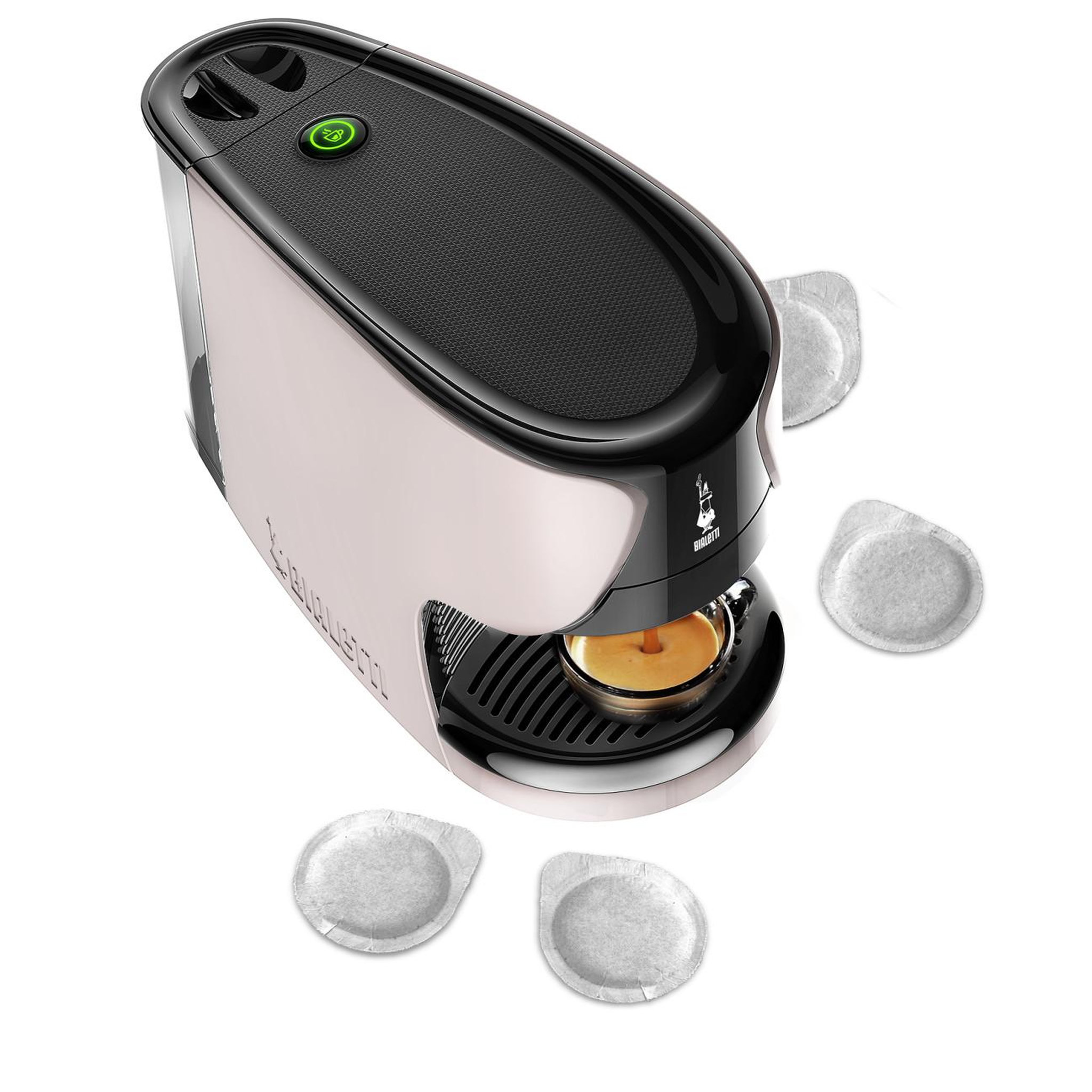Voir la diapositive 3 : BIALETTI Machine à café bialetti bundle dama ese avec 30 dosettes ese gris