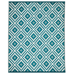 ID MARKET Tapis extérieur BAHAMAS bleu canard 270 x 470 CM