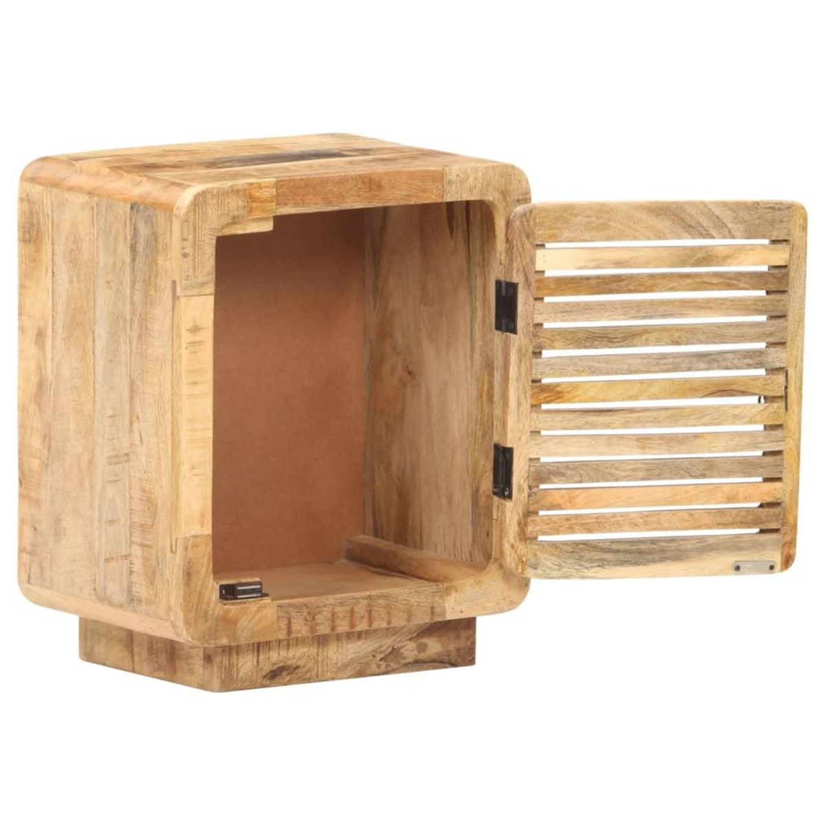 VIDAXL Table de chevet 40x30x50 cm Bois de manguier brut
