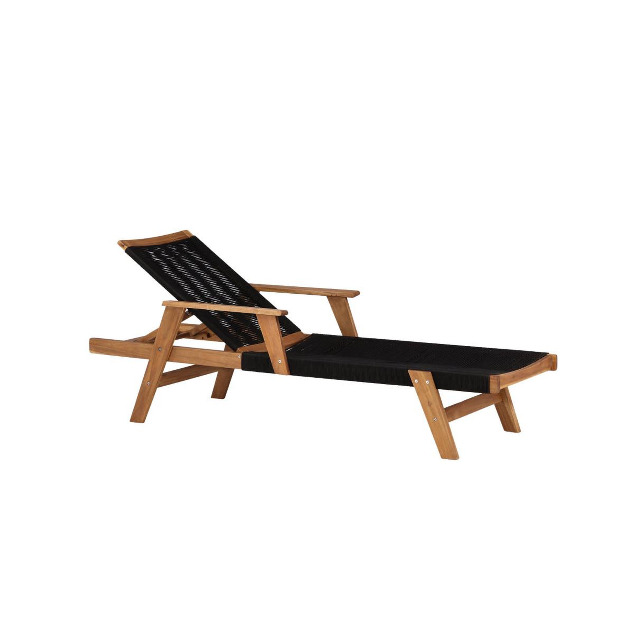 Voir la diapositive 2 : Paris Prix Chaise longue en bois  little john  115cm naturel