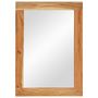 Voir la diapositive 4 : VIDAXL Miroir 70x50 cm bois massif d'acacia et verre
