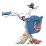 Voir la diapositive 3 : DISNEY Vélo enfant - Modèle 16'' STITCH / DISNEY (Taille de l'enfant 100 cm à 125 cm) équipé de 2 freins, panier, porte poupée et stabilisateurs.