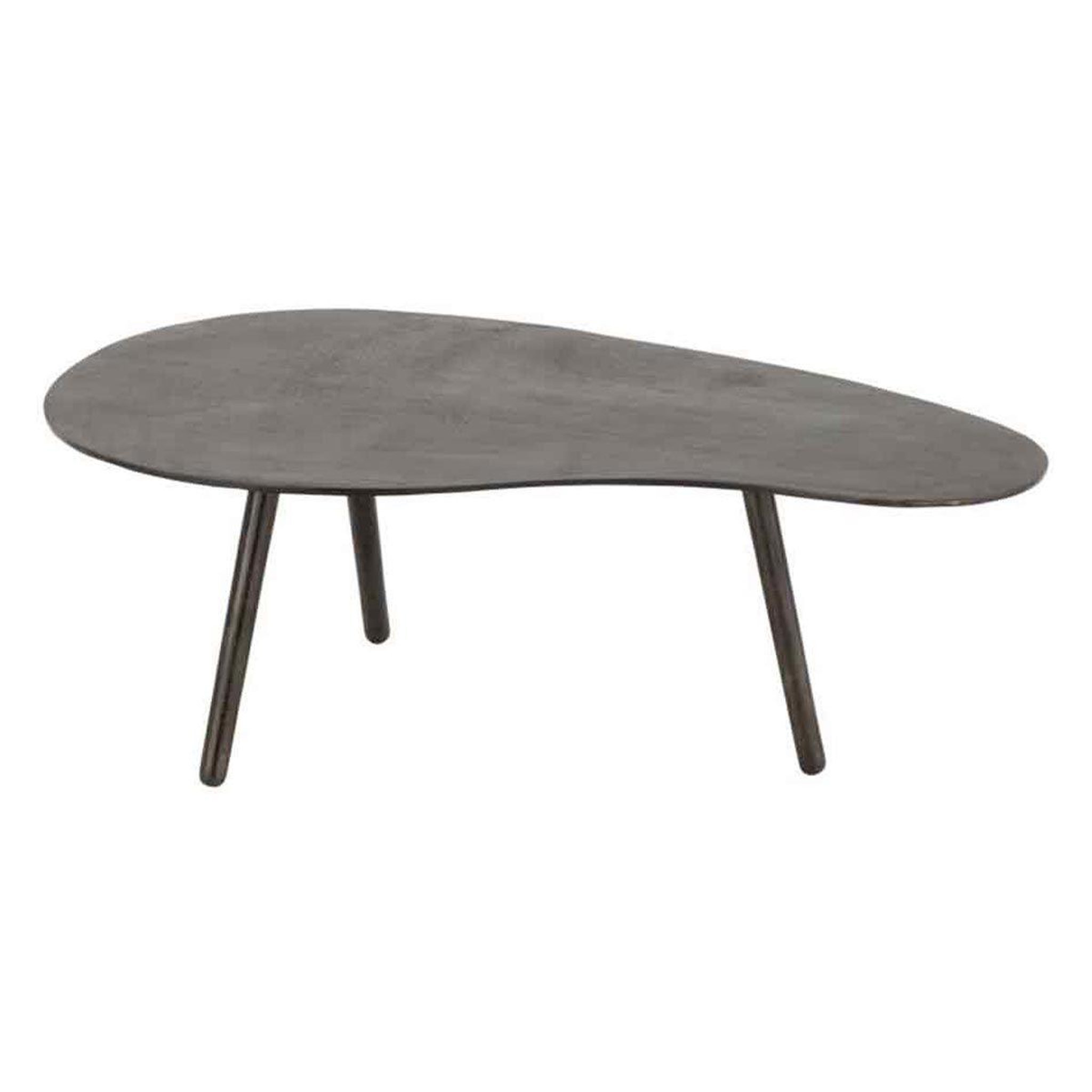 J-LINE Table basse design  goutte  90cm noir